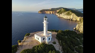 CAPE DOUKATO  The Lighthouse of Lefkada 4K 60fps [upl. by Erdda]