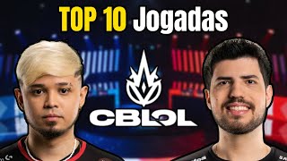 Top 10 Plays CBLOL  League of Legends [upl. by Alcine]