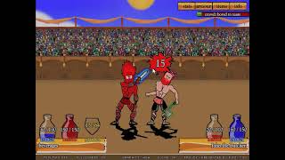 Swords And Sandals 2  Original Flash Game Full Version Playthrough Part 1 [upl. by Barvick]