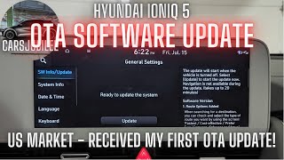 Hyundai Ioniq 5  OTA overtheair Updates Finally Here Mine Just Updated [upl. by Anailuj]