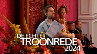 De enige echte Troonrede 2024 [upl. by Munafo838]