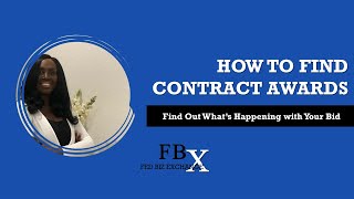 How to Find Contract Awards FPDS What Happens After I Submit My Bid I Sent in My Bid Weeks Ago [upl. by Ronoel]