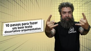 10 Passos para Fazer um bom Texto DissertativoArgumentativo  Brasil Escola [upl. by Engapmahc]