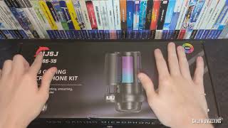 Unboxing an NJSJ ME6S 35 Gaming Microphone [upl. by Anilorac726]