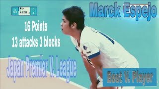 MARCK ESPEJO vs TORAY ARROWS  Japan V League 20182019 [upl. by Kanter492]