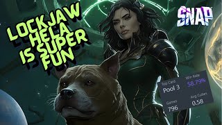 Lockjaw Hela Discard is SO FUN  Marvel Snap Deck Build and Gameplay Highlights [upl. by Tra]