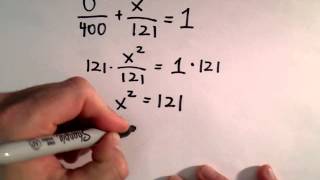 Conic Sections Ellipse  Find X and Y Intercepts [upl. by Koffler]