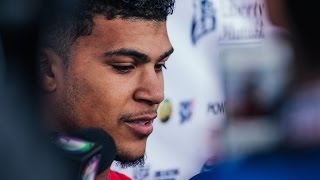 Interview DeAndre Yedlin on returning home to Seattle with the USMNT [upl. by Anallese]