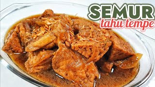 HEMAT IRIT TAPI MAKNYUSSS  RESEP SEMUR TAHU TEMPE [upl. by Nahsyar]