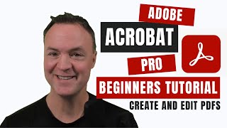 How to use Adobe Acrobat Pro  Beginners Tutorial [upl. by Erodasi19]