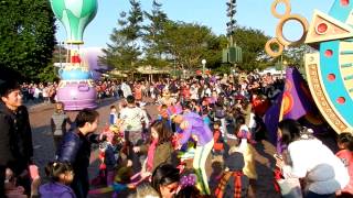 Disneyland Hong Kong quotFlights of Fantasyquot parade Dec 2013 [upl. by Hillel]