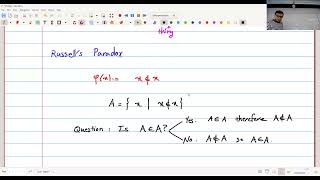 Lecture 27  Russells Paradox and Zermelo–Fraenkel Axioms [upl. by Pierson870]