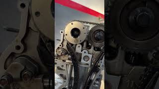 Nissan navara timing marks timing chain replacement navara balance shaft timing [upl. by Allesig225]