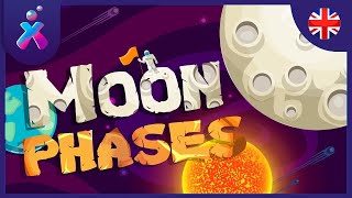 Moon Phases  Educational Videos for Kids  FlexFlix [upl. by Colligan]