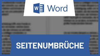 Word Seitenumbruch einfügen  entfernen • Tutorial [upl. by Skoorb]