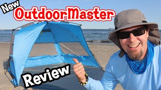 OutdoorMaster XL Beach Tent Review Beach Shade Size Comparison [upl. by Calista362]