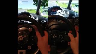 Thrustmaster TGT II vs T300RS short test video [upl. by Virnelli]