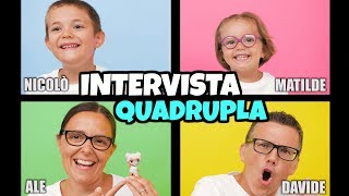 INTERVISTA QUADRUPLA Famiglia GBR  Speciale 400000 iscritti [upl. by Nutter137]