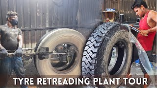 How to Recapping Old Tyre to Make Them Look New  Retreading Plant Tour  How Old Tire Are Retreaded [upl. by Judson]