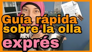 Cómo usar la OLLA EXPRÉS  TIEMPO DE COCCIÓN de cada alimento ⏱🍗🥦 [upl. by Novanod]