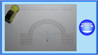 DISEGNO DEL PROSPETTO DI UN ARCO A SESTO RIBASSATO  626 [upl. by Tanner]