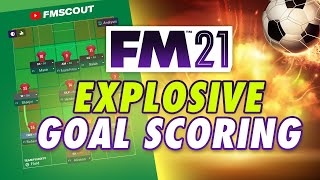 EXPLOSIVE Goal Scoring Knap Tactic  Op Fm21 Tactics [upl. by Edrahc]