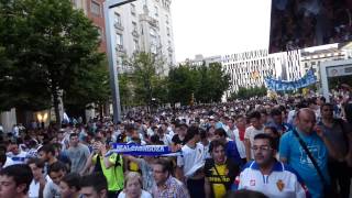 REAL ZARAGOZA MANIFESTACIÓN 17 JULIO 2014 [upl. by Anipsed]