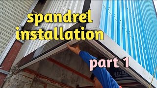 Spandrel installation part 1 [upl. by Raleigh]