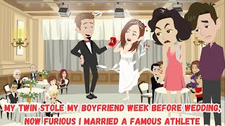 My Twin Stole My Boyfriend Week Before Wedding Now Furious I Married a Famous Athlete [upl. by Collis]