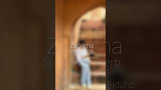 Zaalima sped up  reverb  ItzFiduhz [upl. by Yllas905]