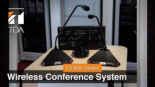 Wireless TapProof Conference System TS920 Series for up to 192 units with voting function [upl. by Kenn973]