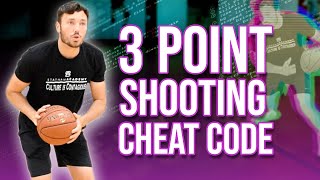 3 Point Shooting CHEAT CODE Make More Three Pointers ☄️ [upl. by Maryrose]