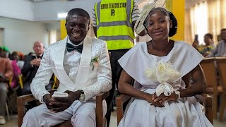 BENEDICTION NUPTIALE DU FRERE TANTOH ROMARICK ET DE LA SOEUR NGO MBOCK GRACE [upl. by Brietta]