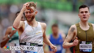 Rivals Kerr amp Ingebrigtsen duel in epic Bowerman Mile at Prefontaine Classic  NBC Sports [upl. by Gitlow800]