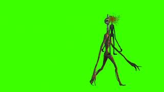 SIREN HEAD VS LIGHT HEAD GREEN SCREEN PANTALLA VERDE [upl. by Wilonah204]