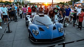 Pagani Zonda Shuts Down Armature Works Rides by the River [upl. by Airliah]