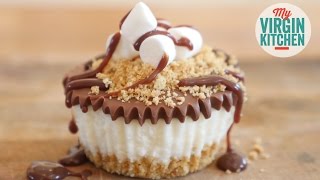 SMORE CHEESECAKE CUPCAKES RECIPE [upl. by Eedahs337]