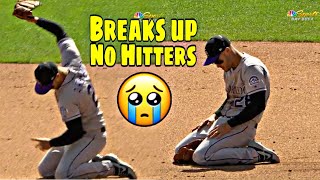 MLB  Breaks Up No Hitters [upl. by Mehalek]