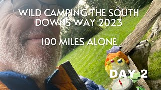 South Downs Way 2023  Day 2  South Downs Eco Lodge to Wild Camp [upl. by Huan]