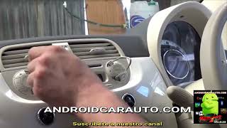 DESMONTAR SACAR REPARAR RADIO FIAT 500 2007 AL PRESENTE [upl. by Petras]