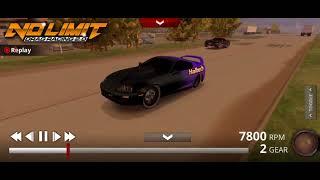 No limit drag racing 20 tune Fastest Supra on 24s no bars vs Corvette on 3521 5K 14mile🔥5675 [upl. by Thorin]