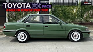 1992 Toyota Corolla quotSmall Bodyquot FX Face x 4AGE High Horse Red Top  Otoculture [upl. by Muriah]