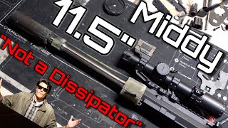 Suppressor Only Mini Dissipator  KAK 115quot Mid Length Barrel [upl. by Aivatan692]