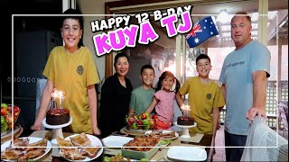 HAPPY 12TH BIRHDAY KUYA TJ  MGA HANDA NA NILUTO KO AT KAGANAPAN SA BIRTHDAY NI KUYA [upl. by Silvestro739]