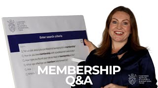 Sophie Tothill answers questions about Chartered Institute membership [upl. by Arne160]