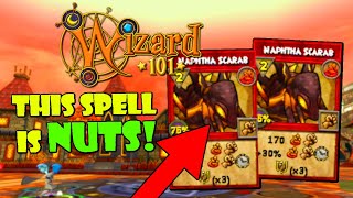 Wizard101 Level 170 Fire PvP IMPOSSIBLE Naphtha Scarab Comeback [upl. by Careaga]