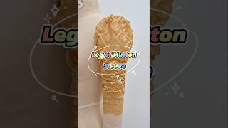 EP70 Simplify leg of mutton sleeve  DIY using leftover sheer lace  Practical sewing hacks and tips [upl. by Nhepets]