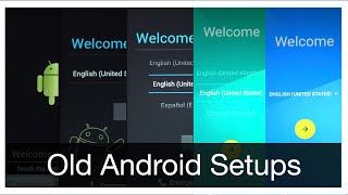 Old Stock Android Setup UIs 236  6 [upl. by Ahsoem]