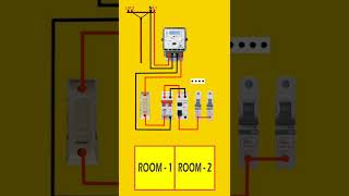 RCCB Wiring Connection  Residual Current Circuit Breaker shorts youtubeshorts [upl. by Enowtna]