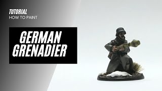 Painting Tutorial Chain of Command German Grenadier Greatcoat [upl. by Ayotnahs209]